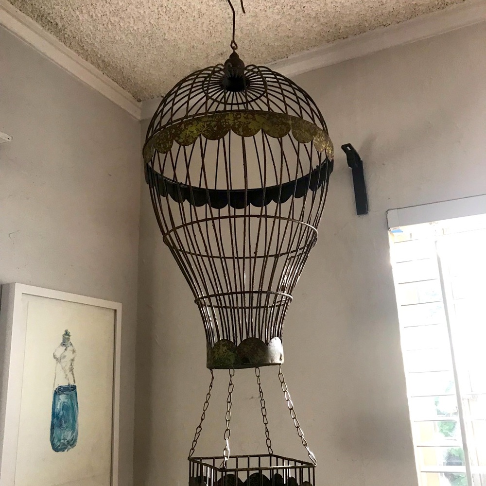 Anthropologie Metal Hot Air Balloon